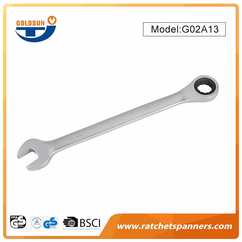 CR-V stalen combinatieratelsleutel